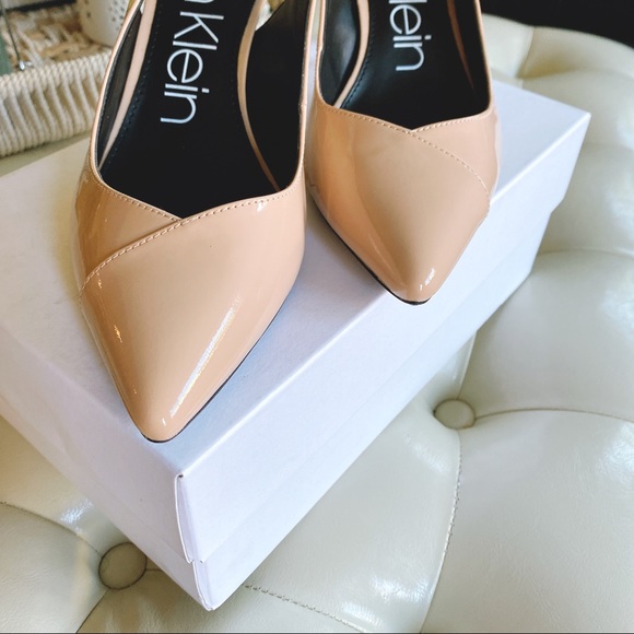 Calvin Klein Gwenith slingback pumps- nude - Picture 3 of 5